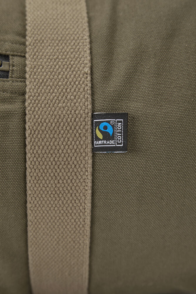 Cottover Canvas Duffle Bag | Fairtrade Organic Cotton Holdall | GOTS | Weekend Bag | 2 Colours - Bag - Logo Free Clothing