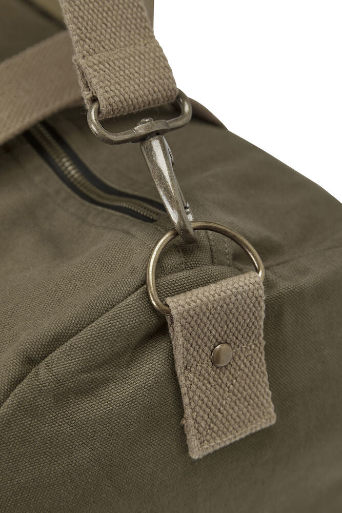 Cottover Canvas Duffle Bag | Fairtrade Organic Cotton Holdall | GOTS | Weekend Bag | 2 Colours - Bag - Logo Free Clothing