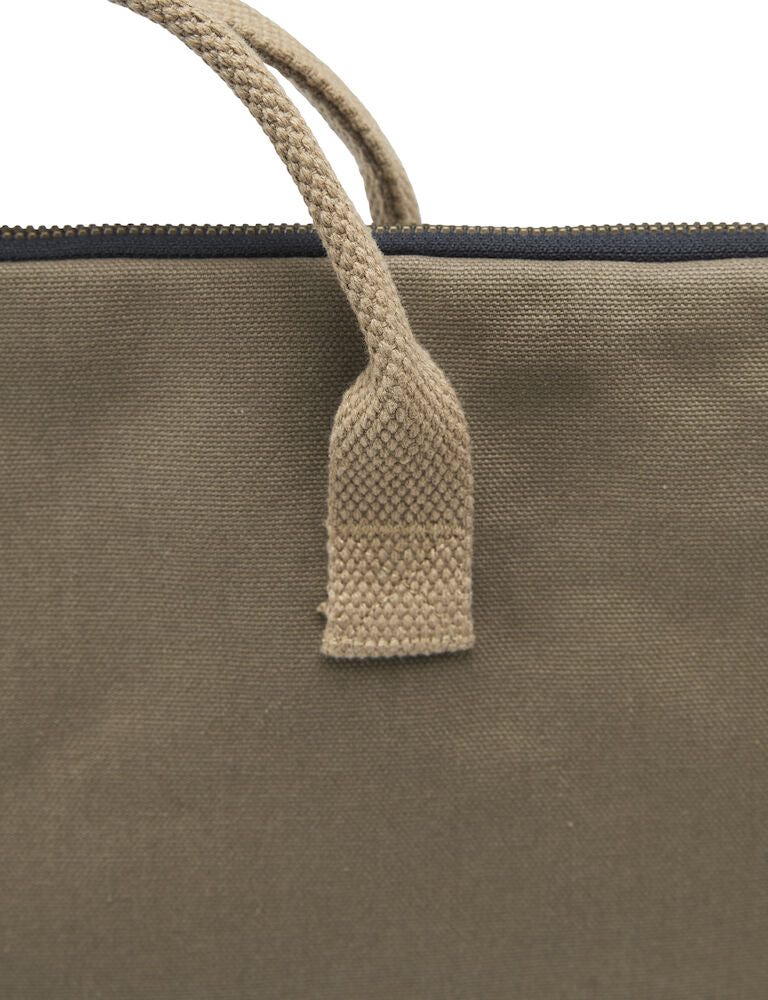 Cottover Padded Canvas Laptop Bag | GOTS Organic Cotton | Fairtrade Computer Bag | 2 Colours - Bag - Logo Free Clothing