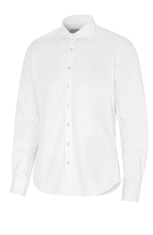 Cottover Twill Shirt | Mens Slim Fit | GOTS | Organic Cotton | Fairtrade | 4 Colours | XS-3XL - Shirt - Logo Free Clothing