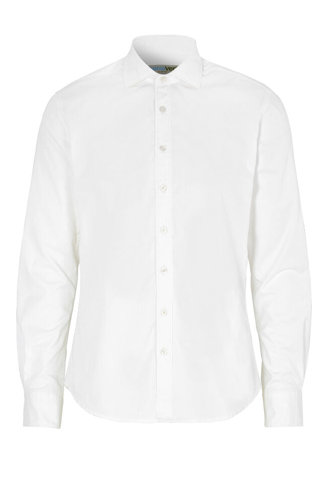 Cottover Twill Shirt | Mens Slim Fit | GOTS | Organic Cotton | Fairtrade | 4 Colours | XS-3XL - Shirt - Logo Free Clothing