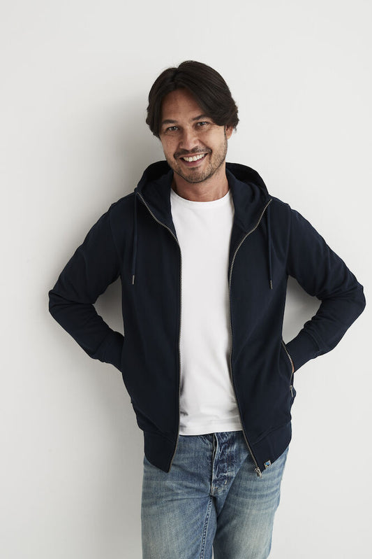 Cottover Mens Heavyweight Zip-Up Hoodie | GOTS | French Terry Organic Cotton | S-4XL - Hoodie - Logo Free Clothing