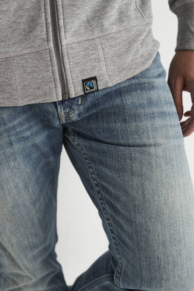 Cottover Mens Heavyweight Zip-Up Sweatshirt | GOTS | French Terry Organic Cotton | S-4XL - Sweatshirt - Logo Free Clothing