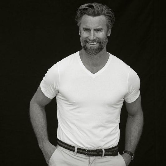 Cutter & Buck Manzanita Men's T-Shirt | V-Neck | Cotton with Stretch | 3 Colours | S-4XL