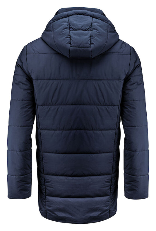 James Harvest Nordmont Mens Padded Winter Coat | Recycled | Navy or Black | S-3XL - Winter Jacket - Logo Free Clothing