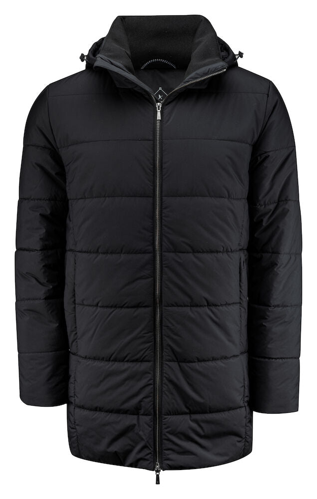 James Harvest Nordmont Mens Padded Winter Coat | Recycled | Navy or Black | S-3XL - Winter Jacket - Logo Free Clothing