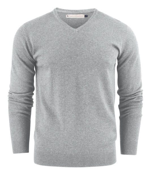 James Harvest Ashland Mens Cotton Jumper | V-Neck Knitwear | Soft Touch | 5 Colours | S-3XL - Knitwear - Logo Free Clothing
