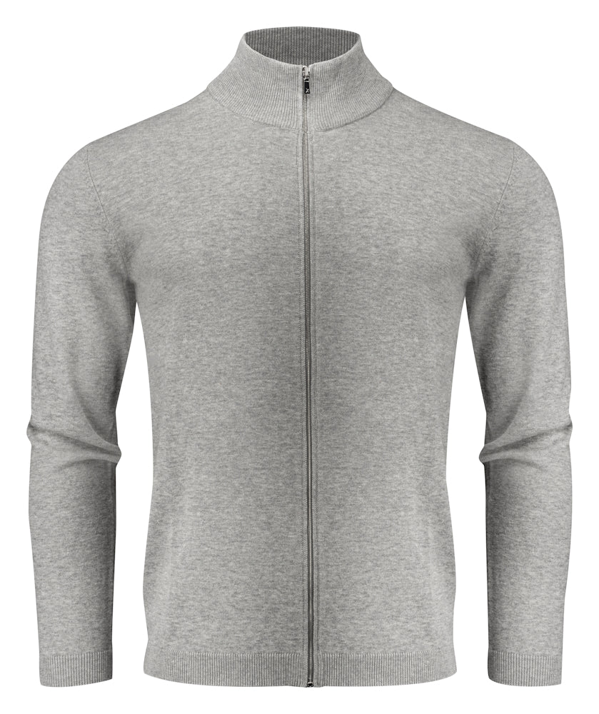 James Harvest Ashland Mens Zip-Up Jumper | Full Zip Knitwear | Organic Cotton | 3 Colours | S-3XL - Knitwear - Logo Free Clothing