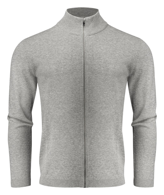 James Harvest Ashland Mens Zip-Up Jumper | Full Zip Knitwear | Organic Cotton | 3 Colours | S-3XL - Knitwear - Logo Free Clothing