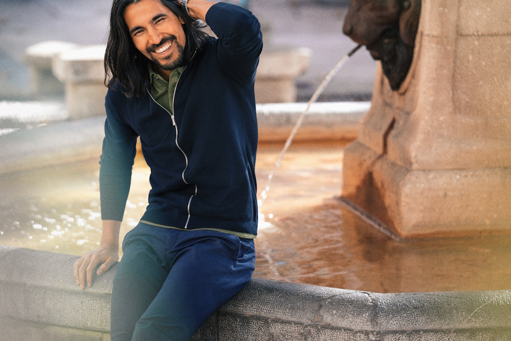 James Harvest Ashland Mens Zip-Up Jumper | Full Zip Knitwear | Organic Cotton | 3 Colours | S-3XL - Knitwear - Logo Free Clothing