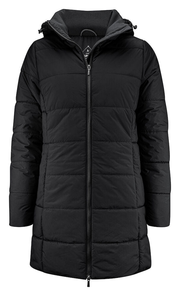 James Harvest Nordmont Ladies Padded Winter Coat | Recycled | Navy or Black | XS-2XL - Winter Jacket - Logo Free Clothing