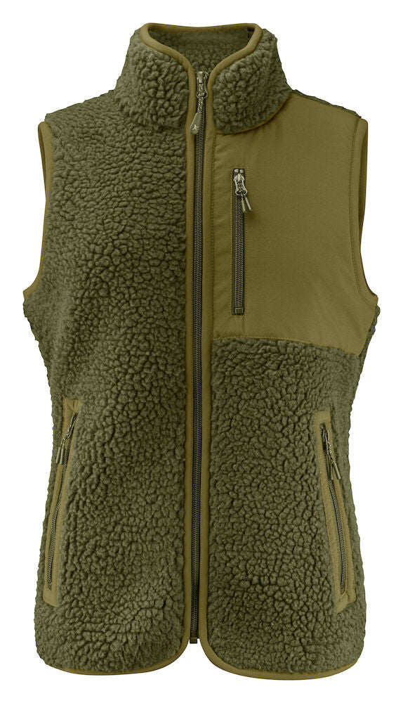James Harvest Kingsley Ladies Sherpa Fleece Gilet | Super Heavyweight Body Warmer | 3 Colours | XS-2XL - Gilet - Logo Free Clothing