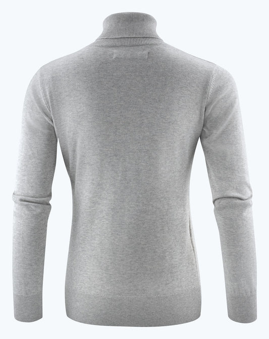 James Harvest Ashland Ladies Cotton Jumper | Turtle Neck Knitwear | Soft Touch | 3 Colours | XS-2XL - Knitwear - Logo Free Clothing