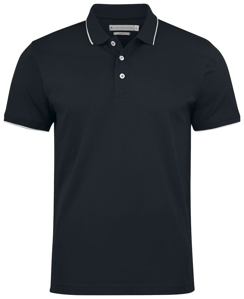 James Harvest Greenville Mens Polo Shirt | Slim Fit | Soft Cotton Stretch | 6 Colours | S-2XL - Polo Shirt - Logo Free Clothing