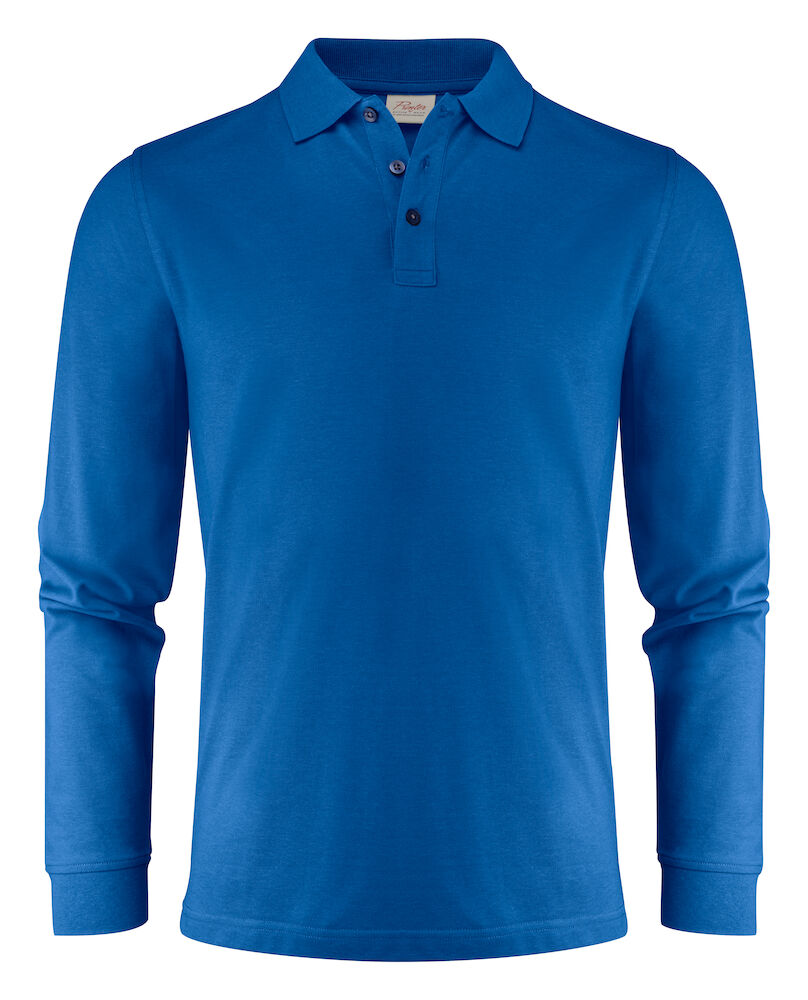 James Harvest Surf Pro Mens Polo Shirt | Long Sleeve | Organic | Recycled | 7 Colours | S-5XL - Polo Shirt - Logo Free Clothing