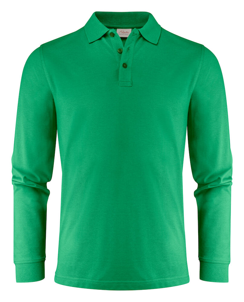 James Harvest Surf Pro Mens Polo Shirt | Long Sleeve | Organic | Recycled | 7 Colours | S-5XL - Polo Shirt - Logo Free Clothing