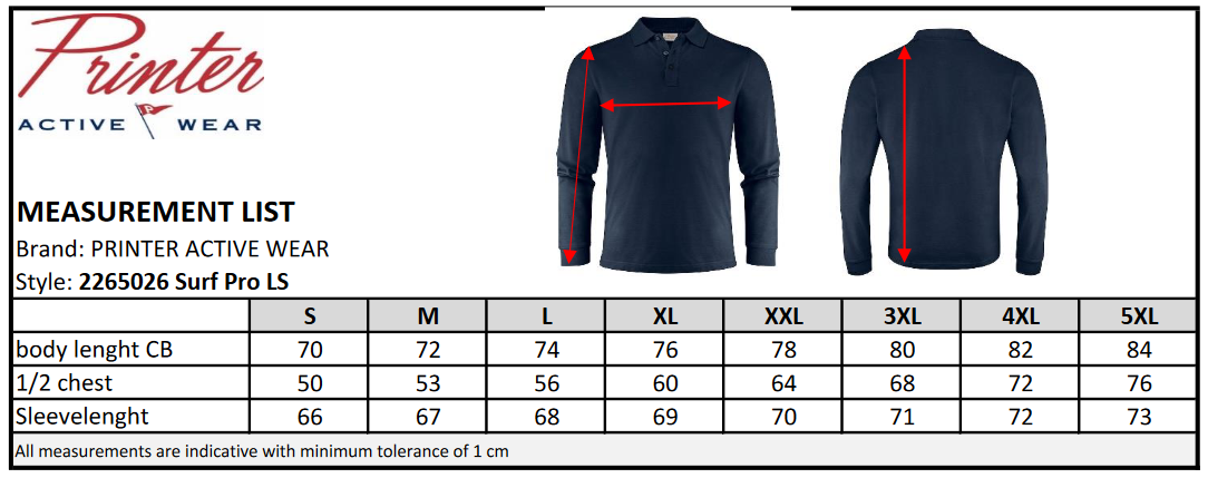 James Harvest Surf Pro Mens Polo Shirt | Long Sleeve | Organic | Recycled | 7 Colours | S-5XL - Polo Shirt - Logo Free Clothing