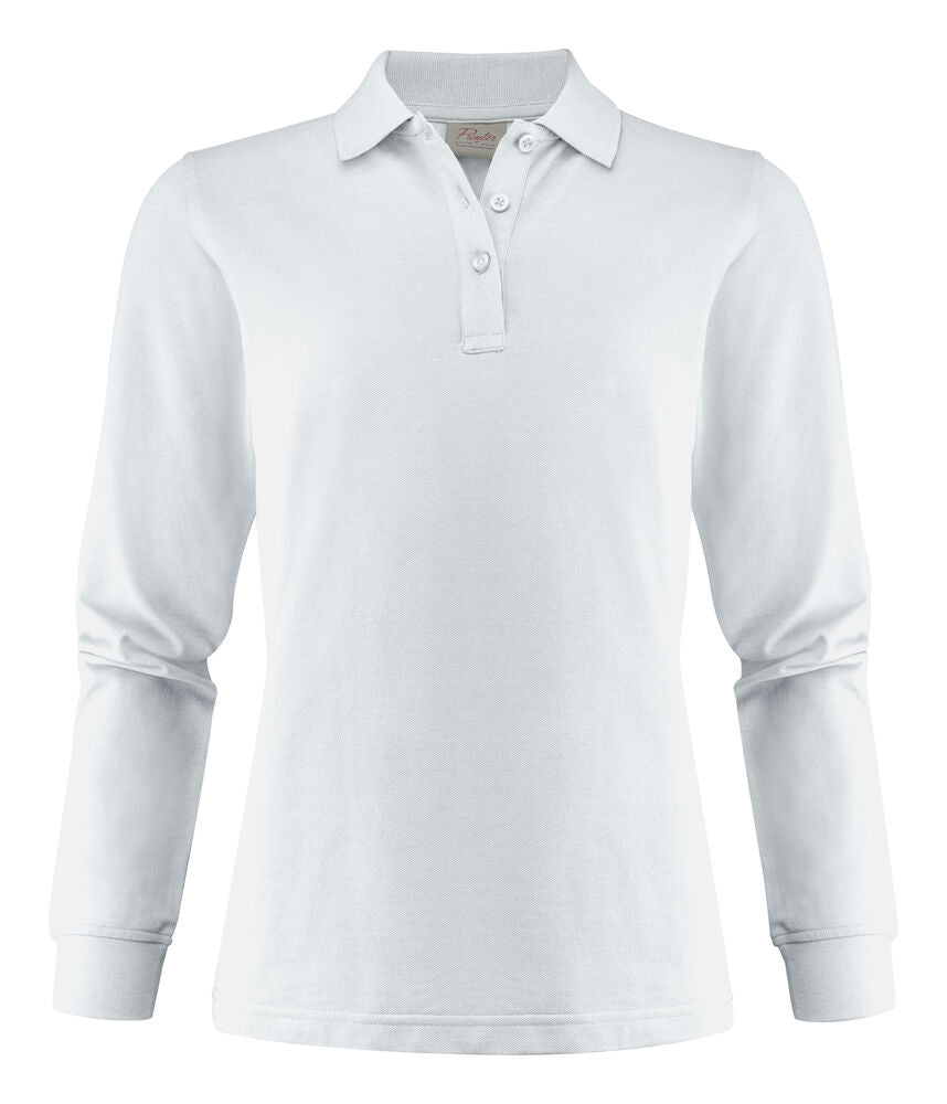 James Harvest Surf Pro Ladies Polo Shirt | Long Sleeve | Organic | Recycled | 7 Colours | XS-2XL - Polo Shirt - Logo Free Clothing
