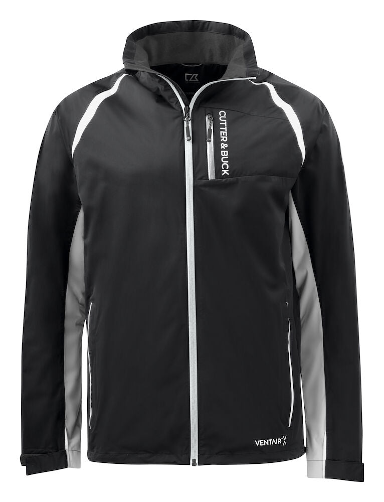 Cutter & Buck North Shore Men's Golf Jacket | Lightweight | Waterproof | Navy/Black | S-4XL