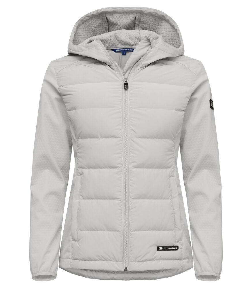 Cutter & Buck Oak Harbor Ladies Hybrid Jacket | Hooded | Quilted Body | 4 Colours | XS-2XL