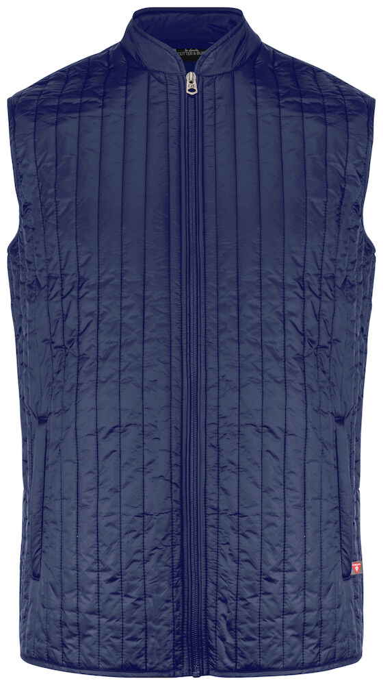 Cutter & Buck Ozette Men's Padded Body Warmer | Lightweight | Quilted | Navy/Black | S-4XL