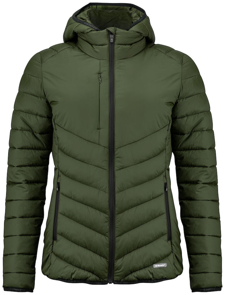 Cutter & Buck Mount Adams Ladies Recycled Hooded Jacket | Lightweight Puffer | 5 Colours | XS-2XL