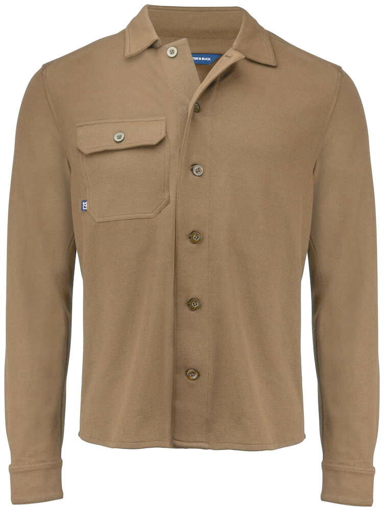 Cutter & Buck Advantage Mens Leisure Shirt | Long Sleeve | Relaxed Fit | 4 Colours | S-4XL