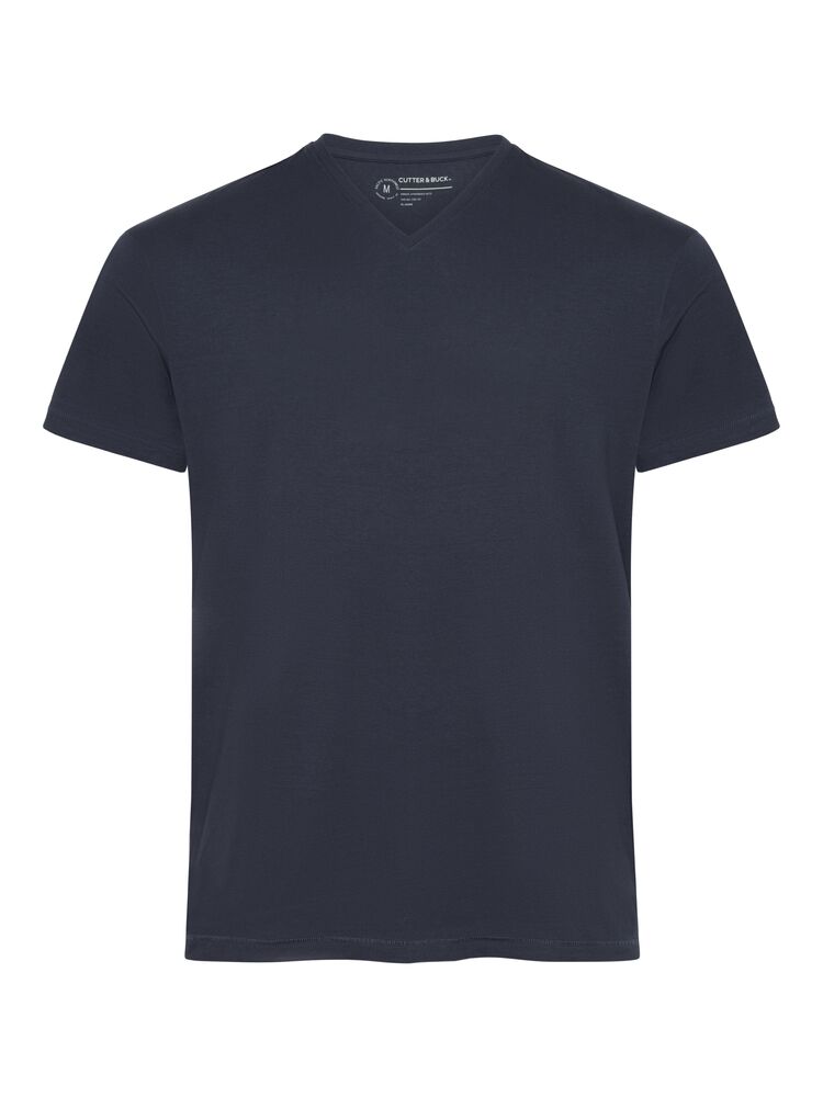 Cutter & Buck Manzanita Men's T-Shirt | V-Neck | Cotton with Stretch | 3 Colours | S-4XL
