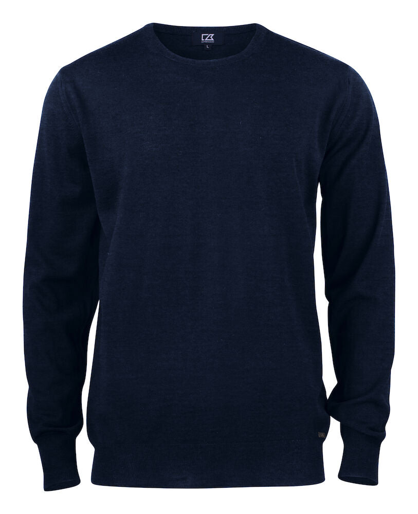 Cutter & Buck Kennewick Men's Crewneck Jumper | 100% Merino Wool Knitwear | 6 Colours | S-4XL