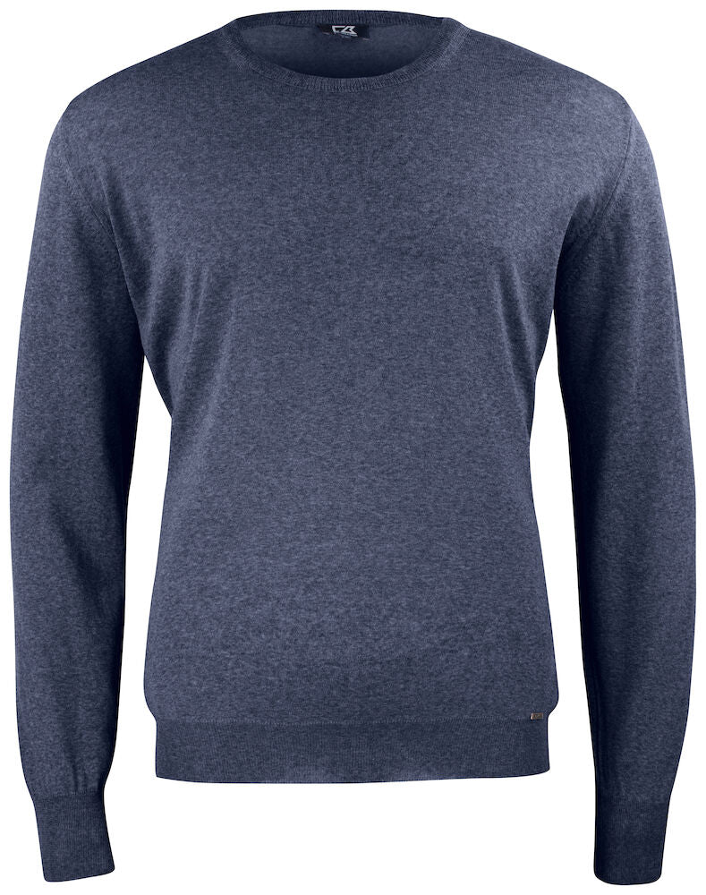 Cutter & Buck Kennewick Men's Crewneck Jumper | 100% Merino Wool Knitwear | 6 Colours | S-4XL