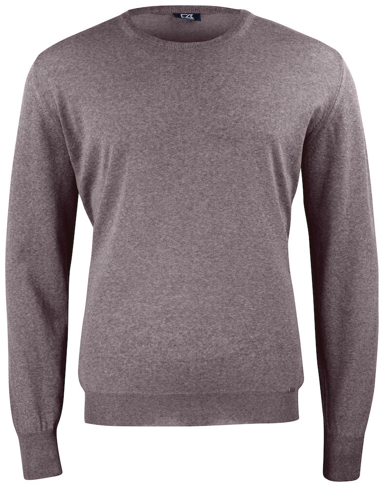 Cutter & Buck Kennewick Men's Crewneck Jumper | 100% Merino Wool Knitwear | 6 Colours | S-4XL