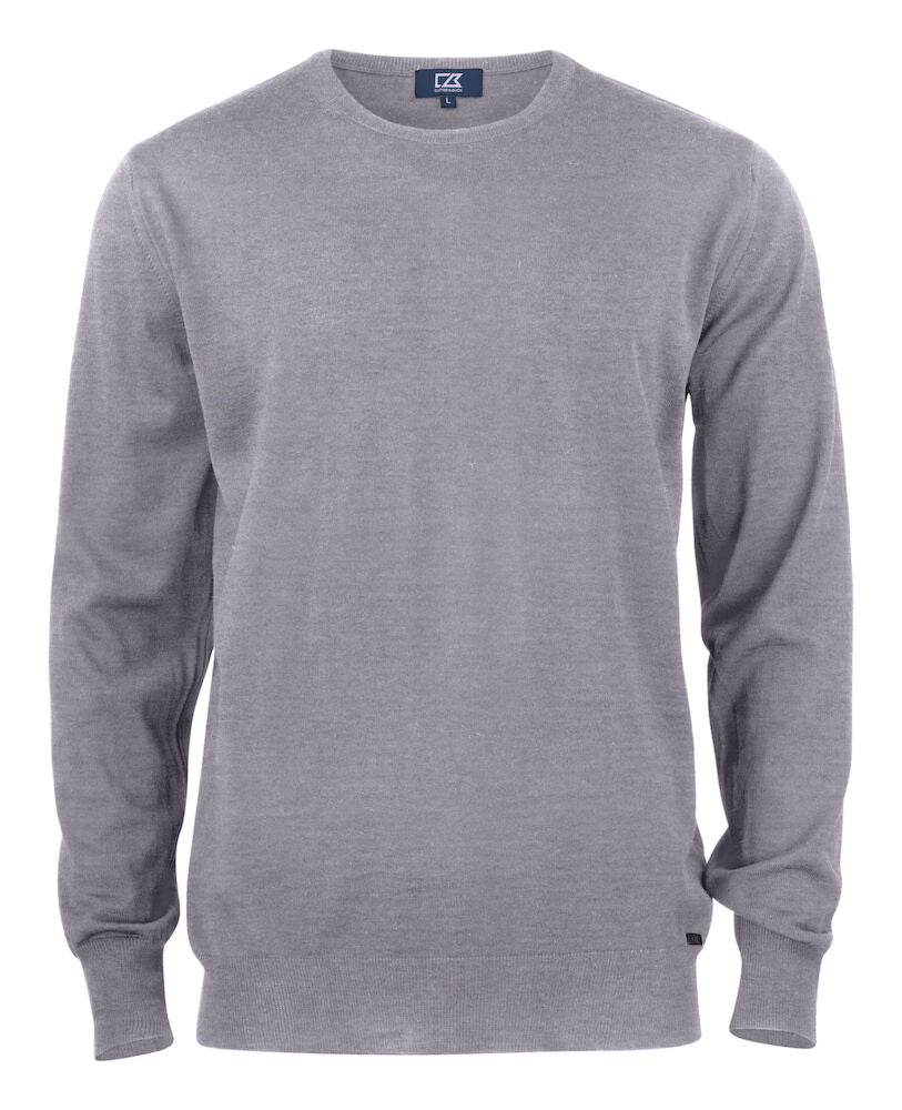 Cutter & Buck Kennewick Men's Crewneck Jumper | 100% Merino Wool Knitwear | 6 Colours | S-4XL