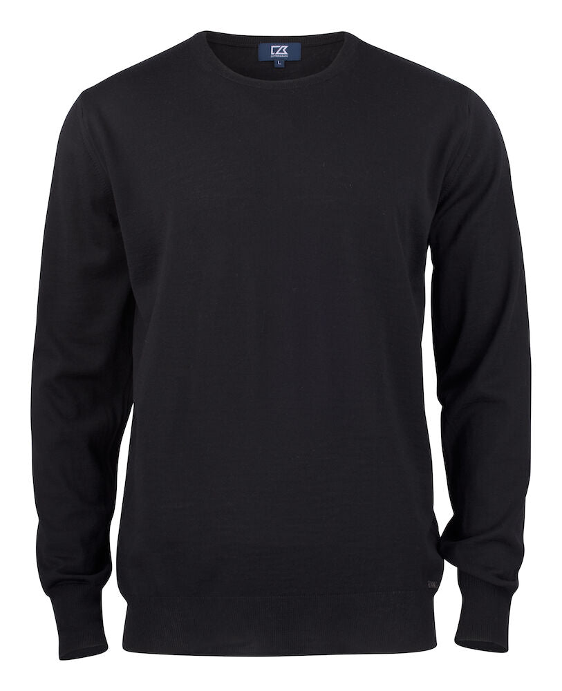 Cutter & Buck Kennewick Men's Crewneck Jumper | 100% Merino Wool Knitwear | 6 Colours | S-4XL