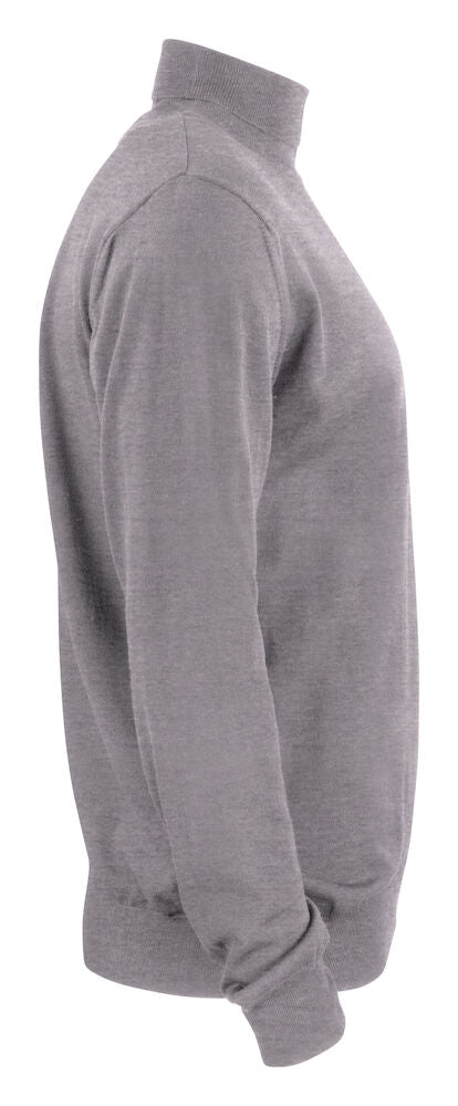 Cutter & Buck Kennewick Men's Rollerneck Jumper | 100% Merino Wool |Grey or Black | S-4XL