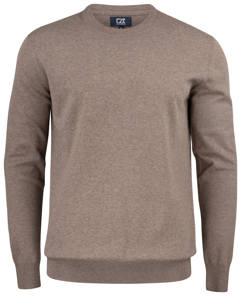 Cutter & Buck Oakville Men's Crewneck Jumper | Soft Cotton-Rich Knitwear | 6 Colours | S-4XL