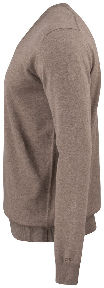 Cutter & Buck Oakville Men's V-Neck Jumper | Soft Cotton-Rich Knitwear | 6 Colours | S-4XL