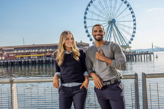 Cutter & Buck Oakville Men's Crewneck Jumper | Soft Cotton-Rich Knitwear | 6 Colours | S-4XL