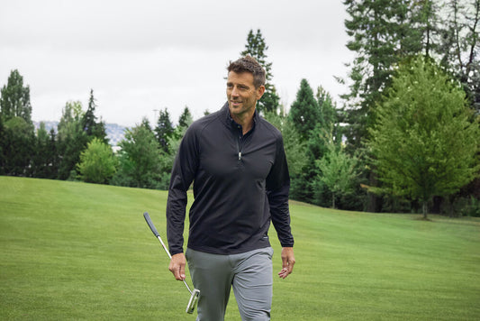 Cutter & Buck Adapt Men's Quarter Zip Sweatshirt | Activewear | Navy or Black | S-4XL