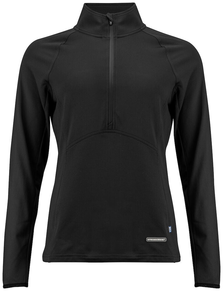 Cutter & Buck Adapt Ladies Quarter Zip Sweatshirt | Activewear | Navy or Black | XS-2XL