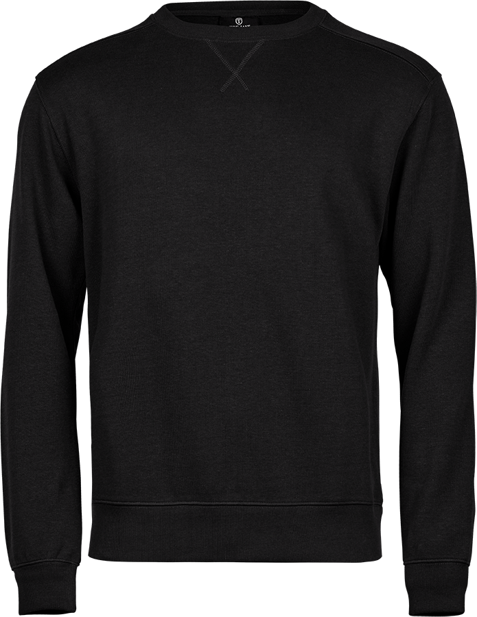 Tee Jays Mens Interlock Crewneck Sweatshirt | Heavyweight Cotton Blend | 3 Colours | S-3XL - Sweatshirt - Logo Free Clothing
