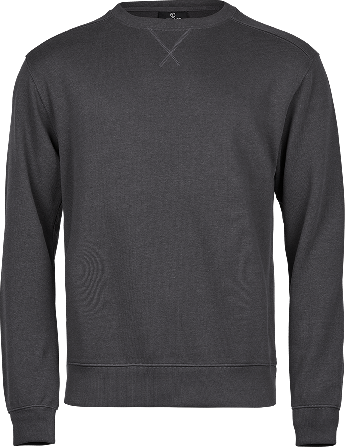Tee Jays Mens Interlock Crewneck Sweatshirt | Heavyweight Cotton Blend | 3 Colours | S-3XL - Sweatshirt - Logo Free Clothing
