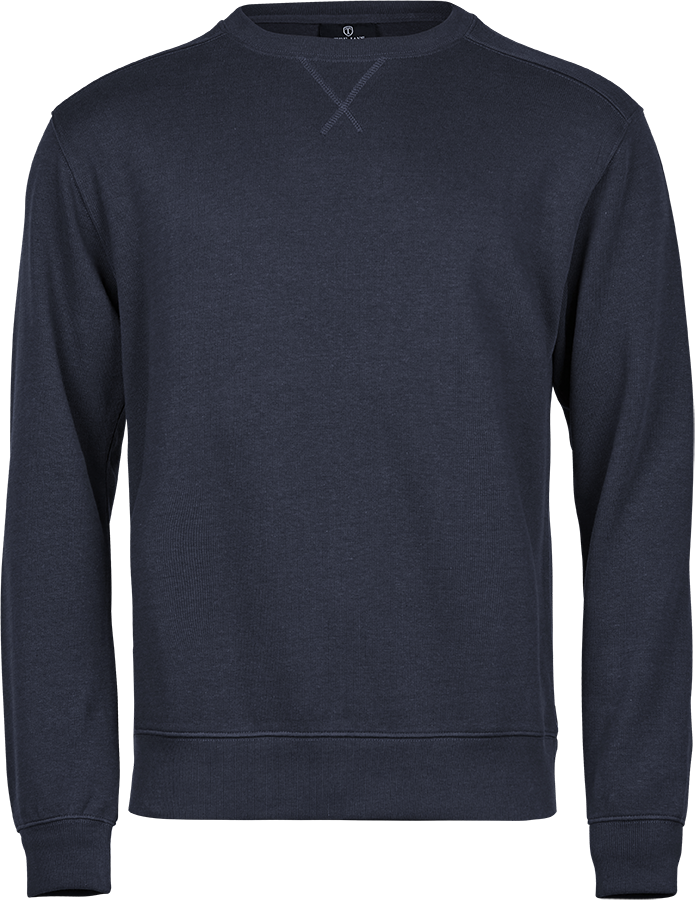 Tee Jays Mens Interlock Crewneck Sweatshirt | Heavyweight Cotton Blend | 3 Colours | S-3XL - Sweatshirt - Logo Free Clothing