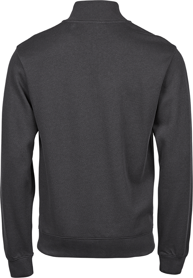 Tee Jays Mens Interlock Half Zip Sweatshirt | Heavyweight Cotton Blend | 3 Colours | S-3XL - Sweatshirt - Logo Free Clothing