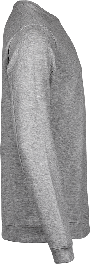 Tee Jays Mens Athletic Crew Neck Sweatshirt | Round Neck Jumper | Black or Grey | XS-3XL - Sweatshirt - Logo Free Clothing