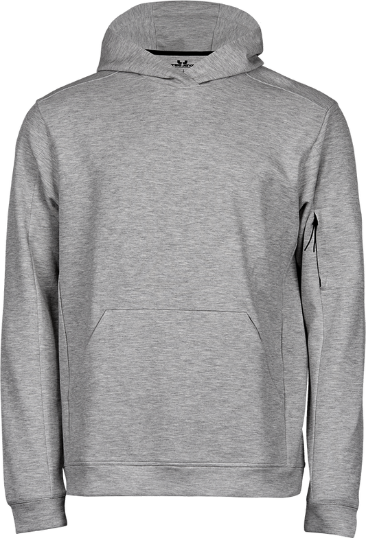 Tee Jays Mens Athletic Sweatshirt Hoodie | Hooded Jumper | Black or Grey | XS-3XL - Hoodie - Logo Free Clothing