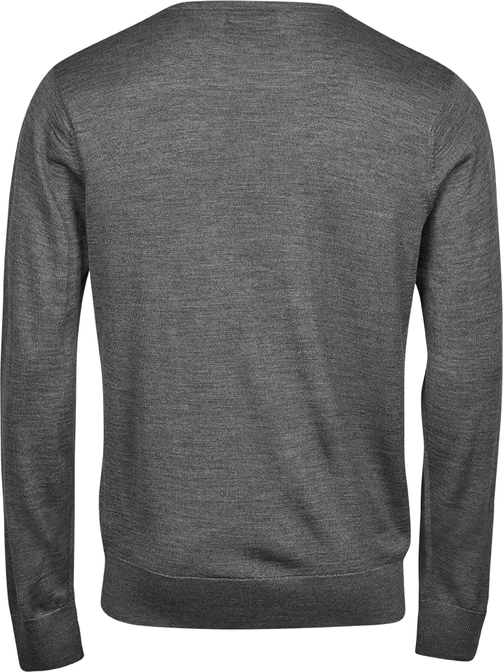Tee Jays Mens Crew Neck Knitted Sweater | Merino Blend | Pullover | 3 Colours | S-3XL - Knitwear - Logo Free Clothing