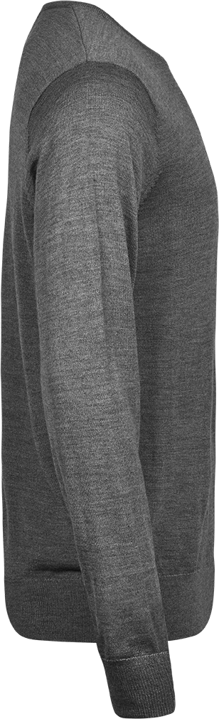 Tee Jays Mens Crew Neck Knitted Sweater | Merino Blend | Pullover | 3 Colours | S-3XL - Knitwear - Logo Free Clothing