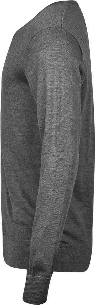 Tee Jays Mens V Neck Knitted Sweater | Merino Blend | Pullover | 3 Colours | S-3XL - Knitwear - Logo Free Clothing