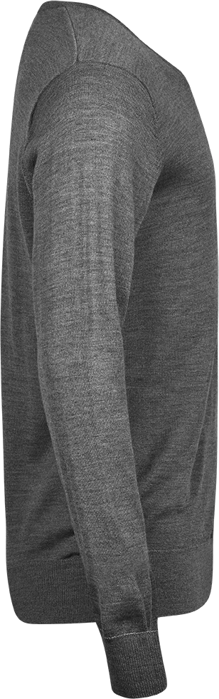 Tee Jays Mens V Neck Knitted Sweater | Merino Blend | Pullover | 3 Colours | S-3XL - Knitwear - Logo Free Clothing