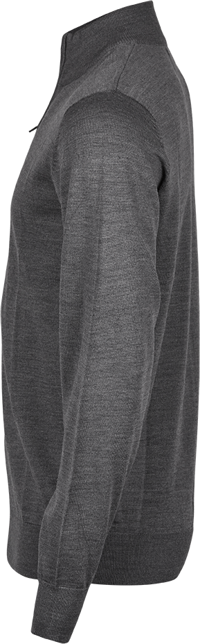 Tee Jays Mens Half Zip Jumper | Merino Blend | Pullover | 3 Colours | S-3XL - Knitwear - Logo Free Clothing